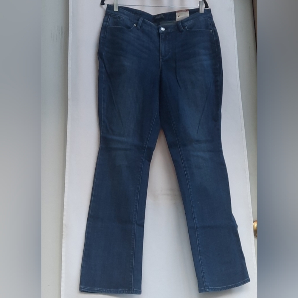 Talbots Flawless Five Pocket Bootcut Dark-wash Jeans. Size 12 W
